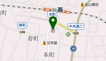 三条信用金庫燕支店の地図画像