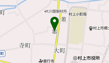 村上信用金庫本店の地図画像