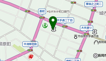 長岡信用金庫中島支店の地図画像