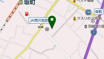 JA北新潟荒川支店の地図画像