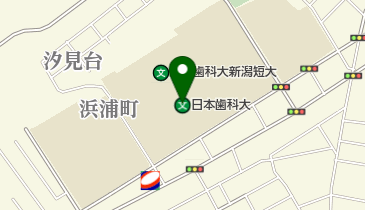 日本歯科大学新潟生命歯学部の地図画像