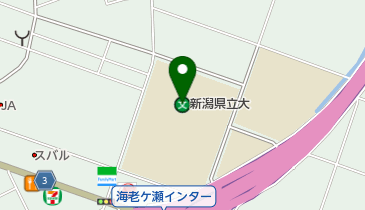 新潟県立大学の地図画像