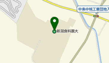 私立新潟食料農業大学胎内キャンパスの地図画像