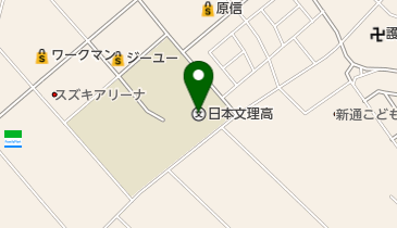 私立日本文理高校の地図画像