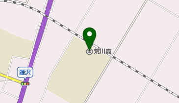 新潟県立荒川高校の地図画像