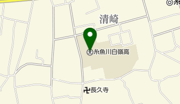 新潟県立糸魚川白嶺高校の地図画像