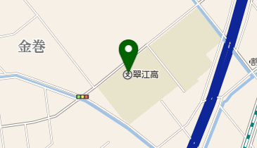 新潟県立翠江高校の地図画像