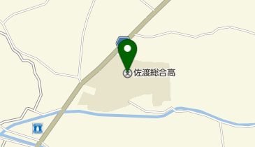 新潟県立佐渡総合高校の地図画像