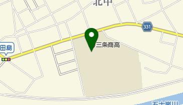 新潟県立三条商業高校の地図画像
