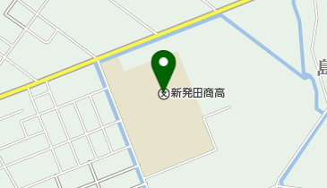 新潟県立新発田商業高校の地図画像