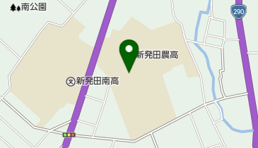 新潟県立新発田農業高校の地図画像