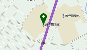 新潟県立新発田南高校の地図画像
