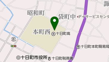 新潟県立十日町高校の地図画像