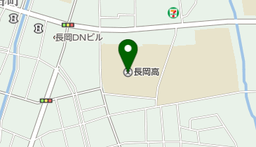 新潟県立長岡高校の地図画像