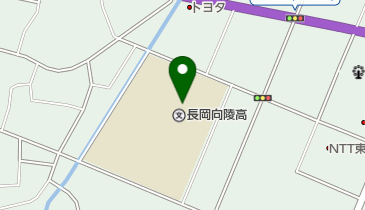 新潟県立長岡向陵高校の地図画像