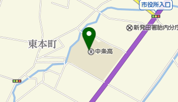 新潟県立中条高校の地図画像