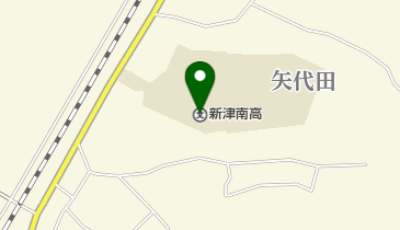 新潟県立新津南高校の地図画像