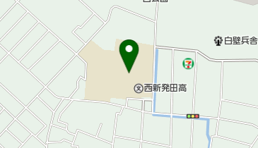 新潟県立西新発田高校の地図画像
