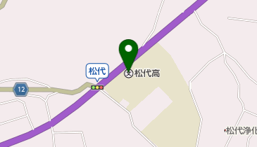 新潟県立松代高校の地図画像