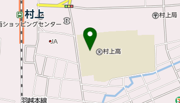 新潟県立村上高校の地図画像