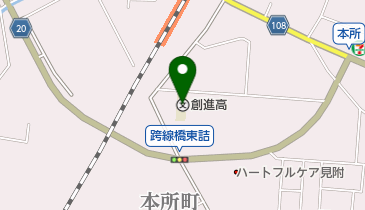 私立創進学園高校の地図画像