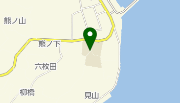 粟島浦村立粟島浦中学校の地図画像