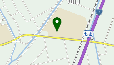 新発田市立加治川中学校の地図画像