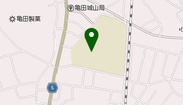 新潟市立亀田中学校の地図画像