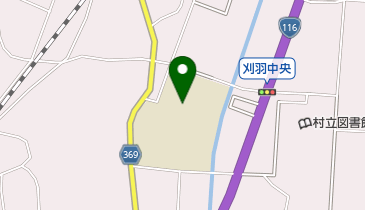 刈羽村立刈羽中学校の地図画像