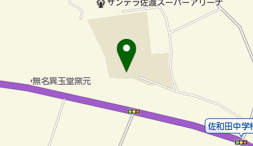 佐渡市立佐和田中学校の地図画像