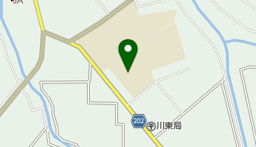 新発田市立川東中学校の地図画像