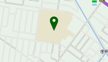 新発田市立本丸中学校の地図画像