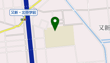 燕市立燕北中学校の地図画像