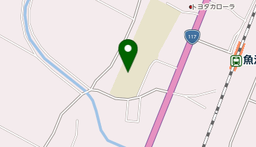 十日町市立中条中学校の地図画像