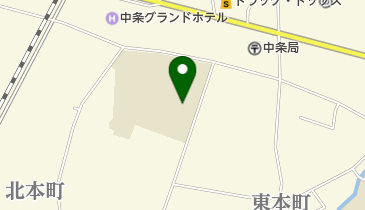 胎内市立中条中学校の地図画像