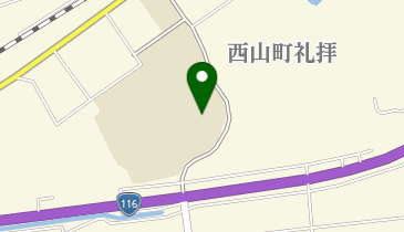 柏崎市立西山中学校の地図画像