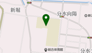 燕市立分水中学校の地図画像