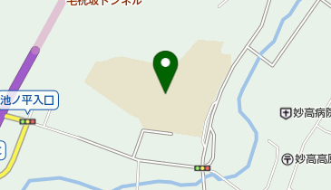 妙高市立妙高高原中学校の地図画像