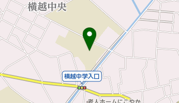 新潟市立横越中学校の地図画像