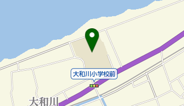 糸魚川市立大和川小学校の地図画像