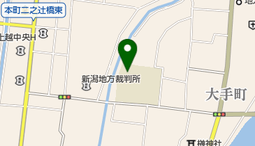 上越市立大手町小学校の地図画像