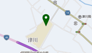 阿賀町立津川小学校の地図画像