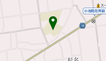 燕市立小池小学校の地図画像