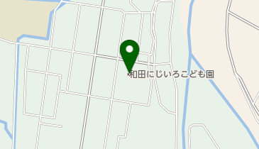 妙高市立和田にじいろこども園の地図画像