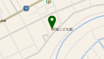認定こども園天鐘こども園の地図画像