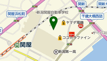 原信関屋店の地図画像