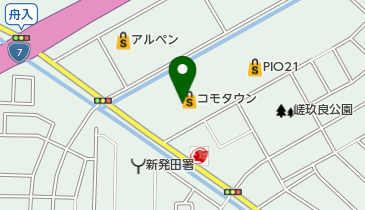 ウオロクコモ店の地図画像