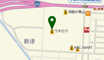 ウオロク新津店の地図画像