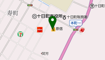 原信十日町店の地図画像