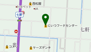 にいつフードセンター白根店の地図画像